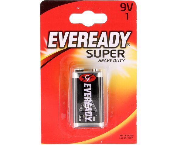Batería 9V Eveready® Super Heavy Duty