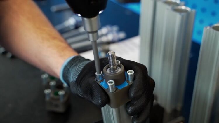 Actuator construction process – stage 2.