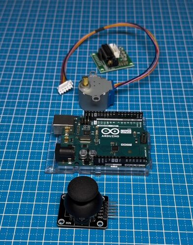 Arduino stepper motor with joystick control | Transfer Multisort Elektronik  USA